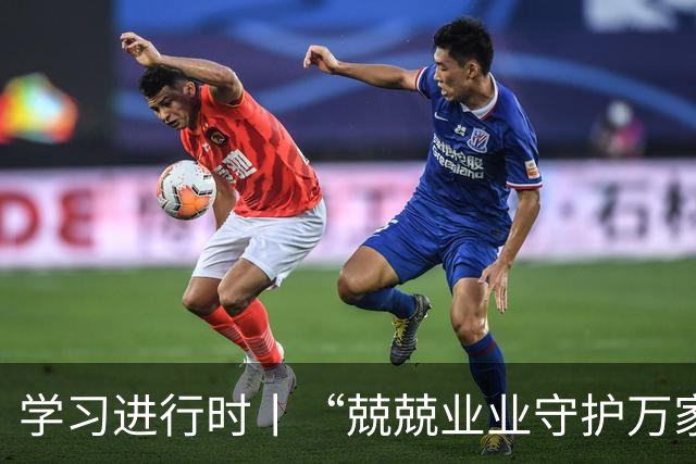 学习进行时丨“兢兢业业守护万家灯火”